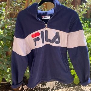 FILA fleece quarter zip